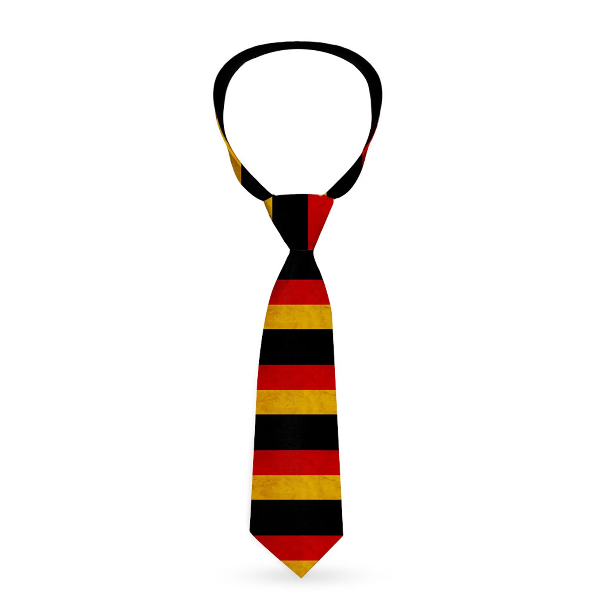 Buckle-Down Necktie - German Flag Distressed Neckties Buckle-Down