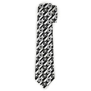 Buckle-Down Necktie - Houndstooth Star Black/White Neckties Buckle-Down