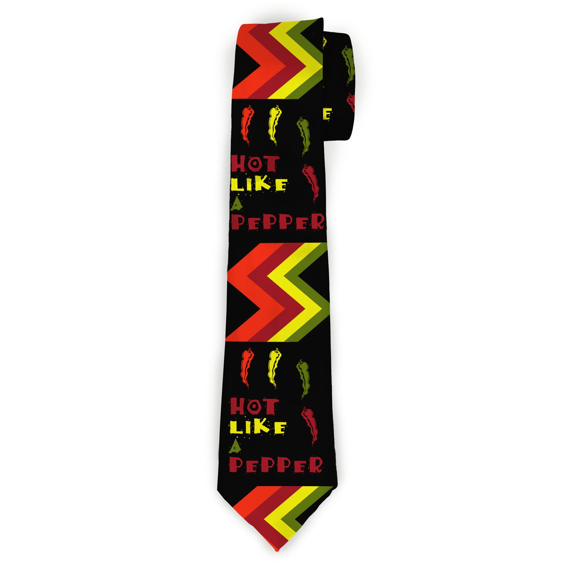 Buckle-Down Necktie - Hot Like A Pepper Neckties Buckle-Down