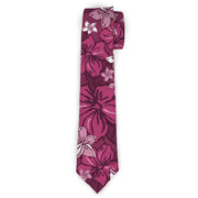 Buckle-Down Necktie - Hibiscus Collage Pink Shades Neckties Buckle-Down