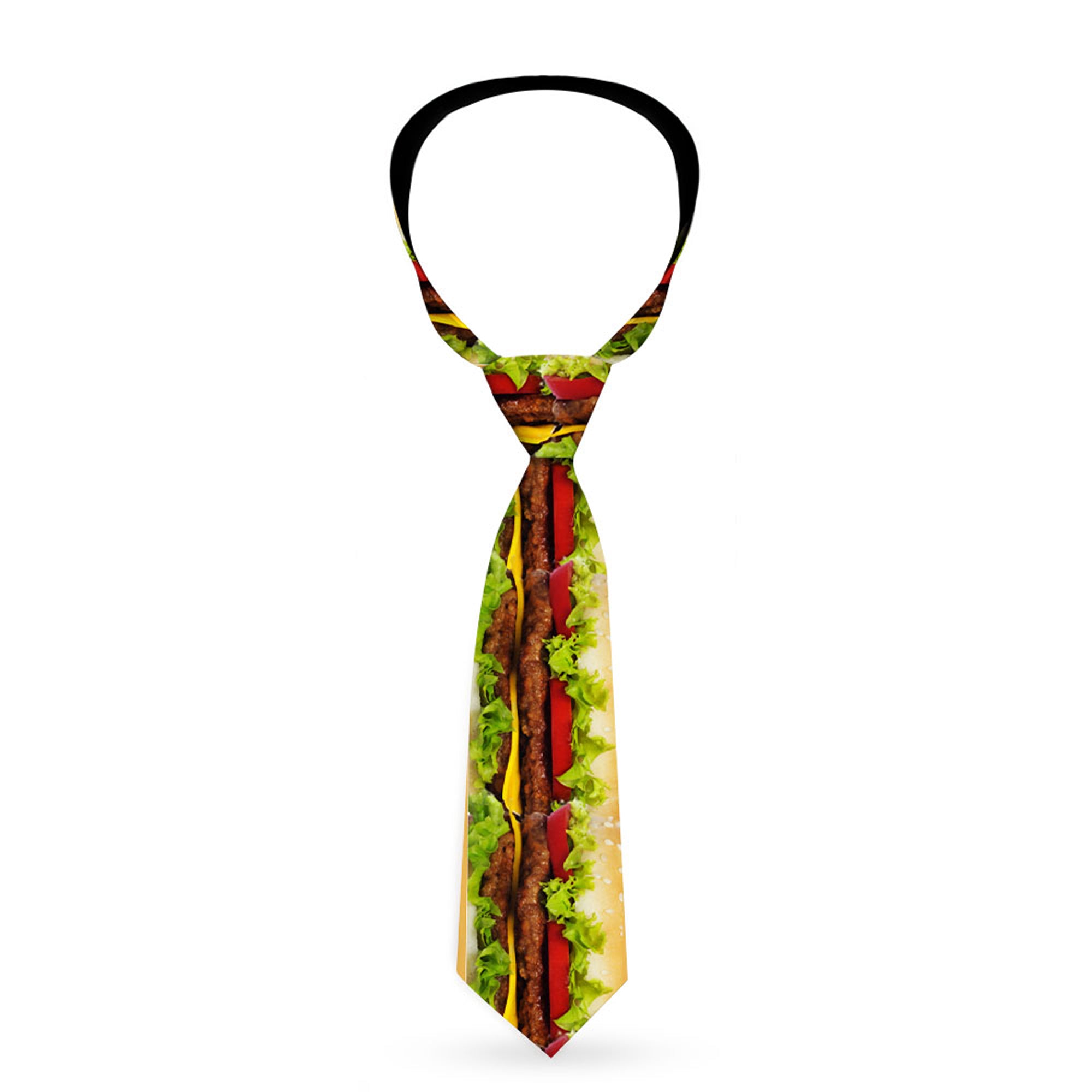 Buckle-Down Necktie - Hamburger Vivid Neckties Buckle-Down