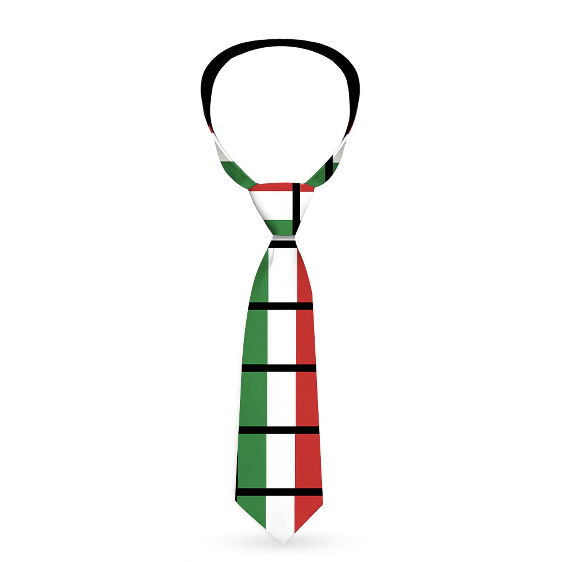 Buckle-Down Necktie - Italy Flags Neckties Buckle-Down