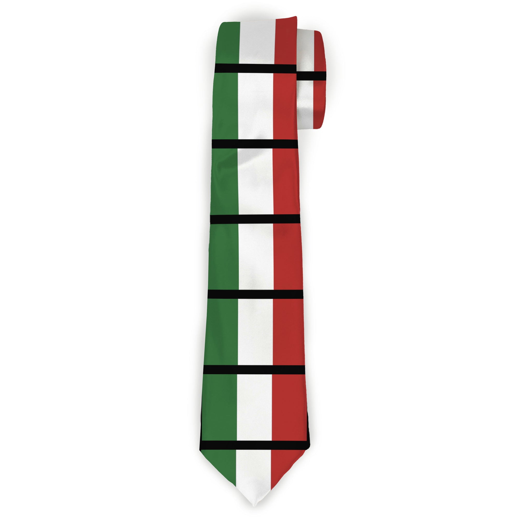 Buckle-Down Necktie - Italy Flags Neckties Buckle-Down