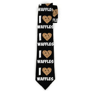 Buckle-Down Necktie - I Heart Waffles Text Neckties Buckle-Down