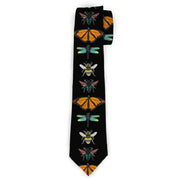 Buckle-Down Necktie - Insects C/U Black Neckties Buckle-Down
