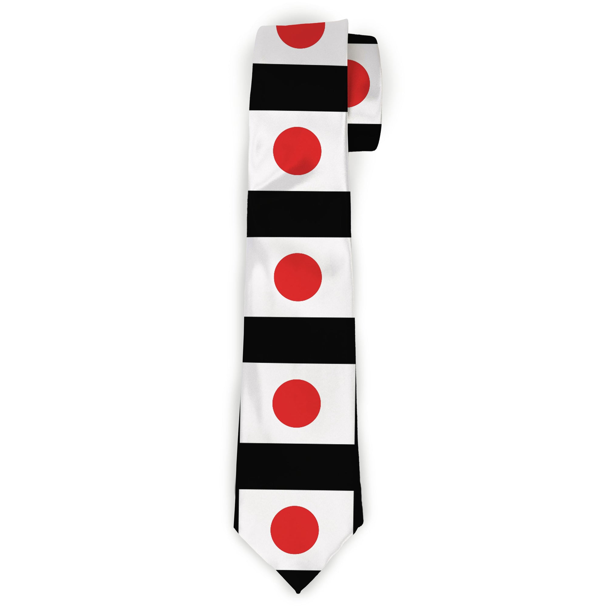 Buckle-Down Necktie - Japan Flags Neckties Buckle-Down