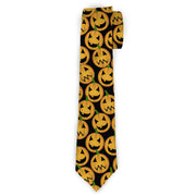Buckle-Down Necktie - Jack-o'-Lantern Collage Black Neckties Buckle-Down