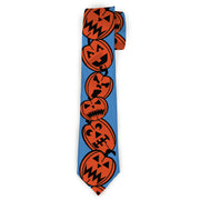 Buckle-Down Necktie - Jack-o'-Lanterns Blue Neckties Buckle-Down