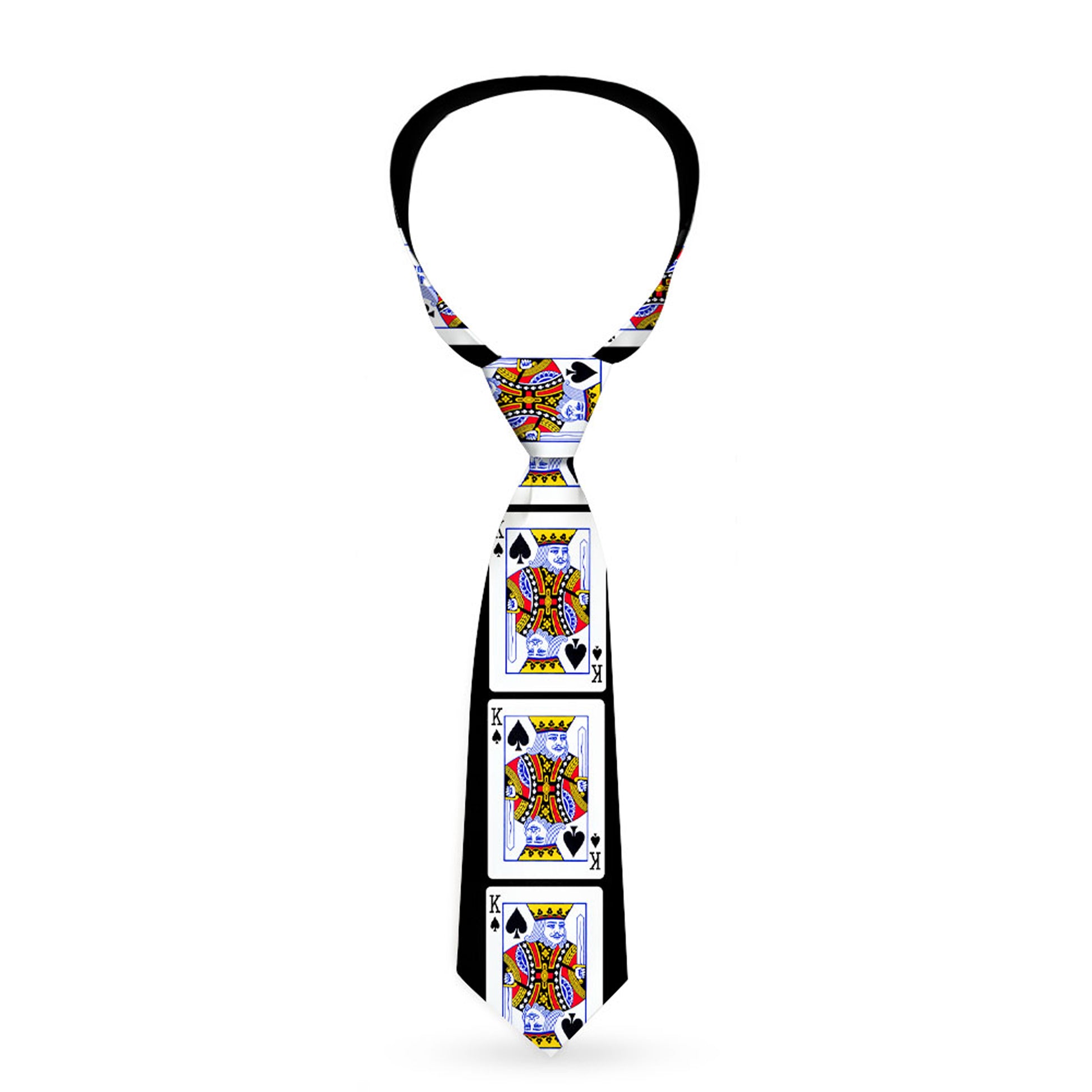 Buckle-Down Necktie - King of Spades Neckties Buckle-Down