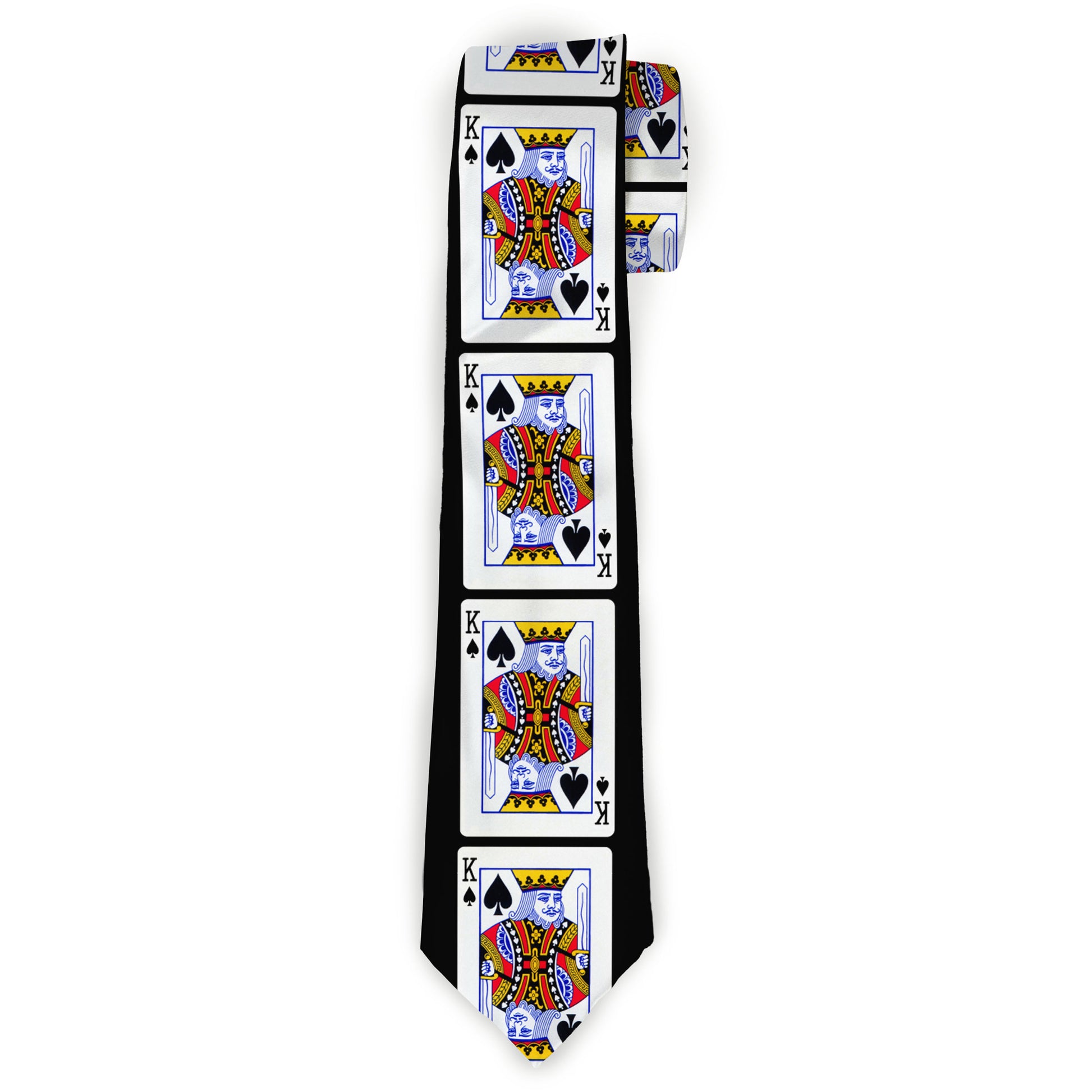 Buckle-Down Necktie - King of Spades Neckties Buckle-Down