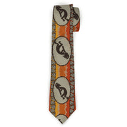 Buckle-Down Necktie - Kokopelli Icon/Western Tan/Brown/Reds Neckties Buckle-Down