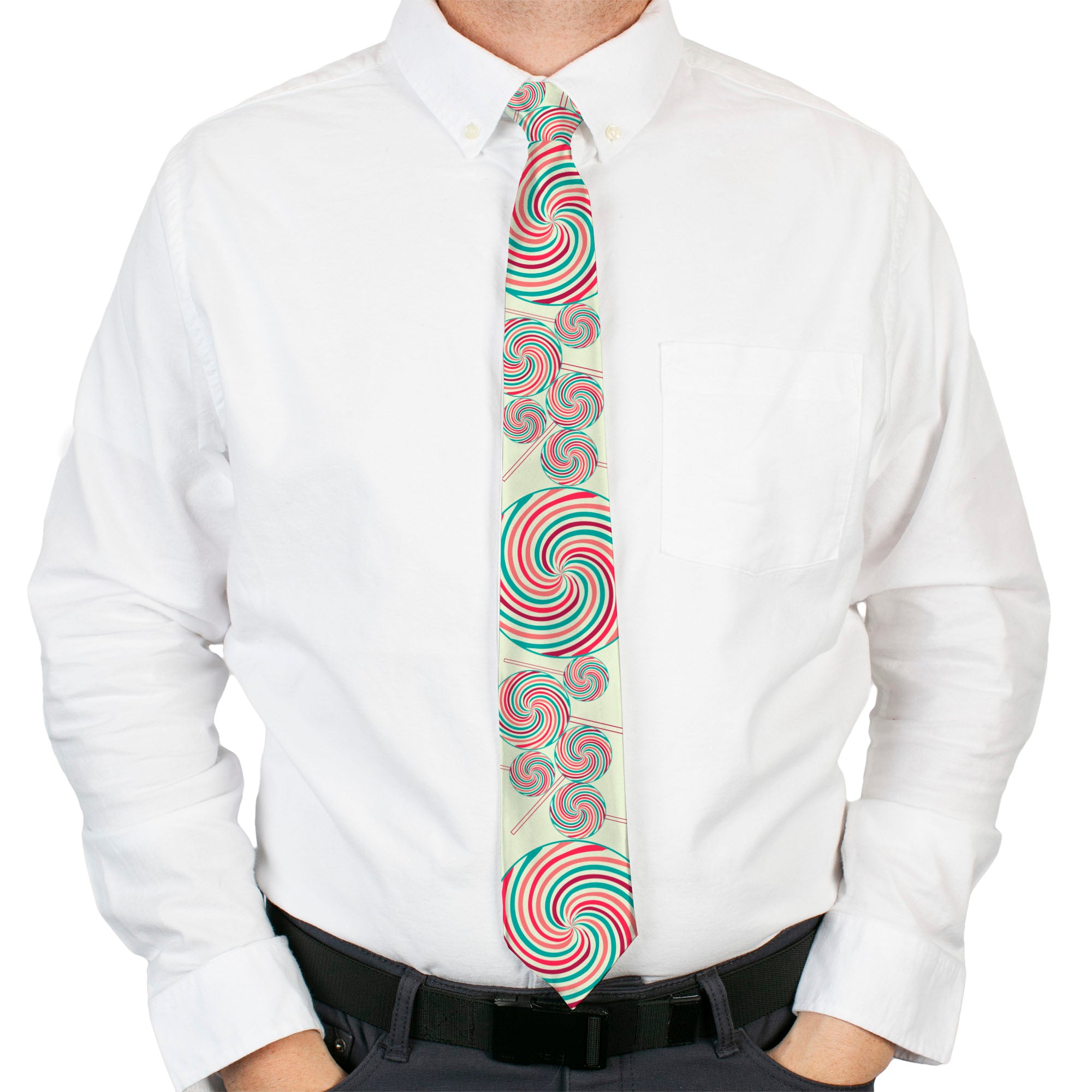 Buckle-Down Necktie - Lollipops Neckties Buckle-Down