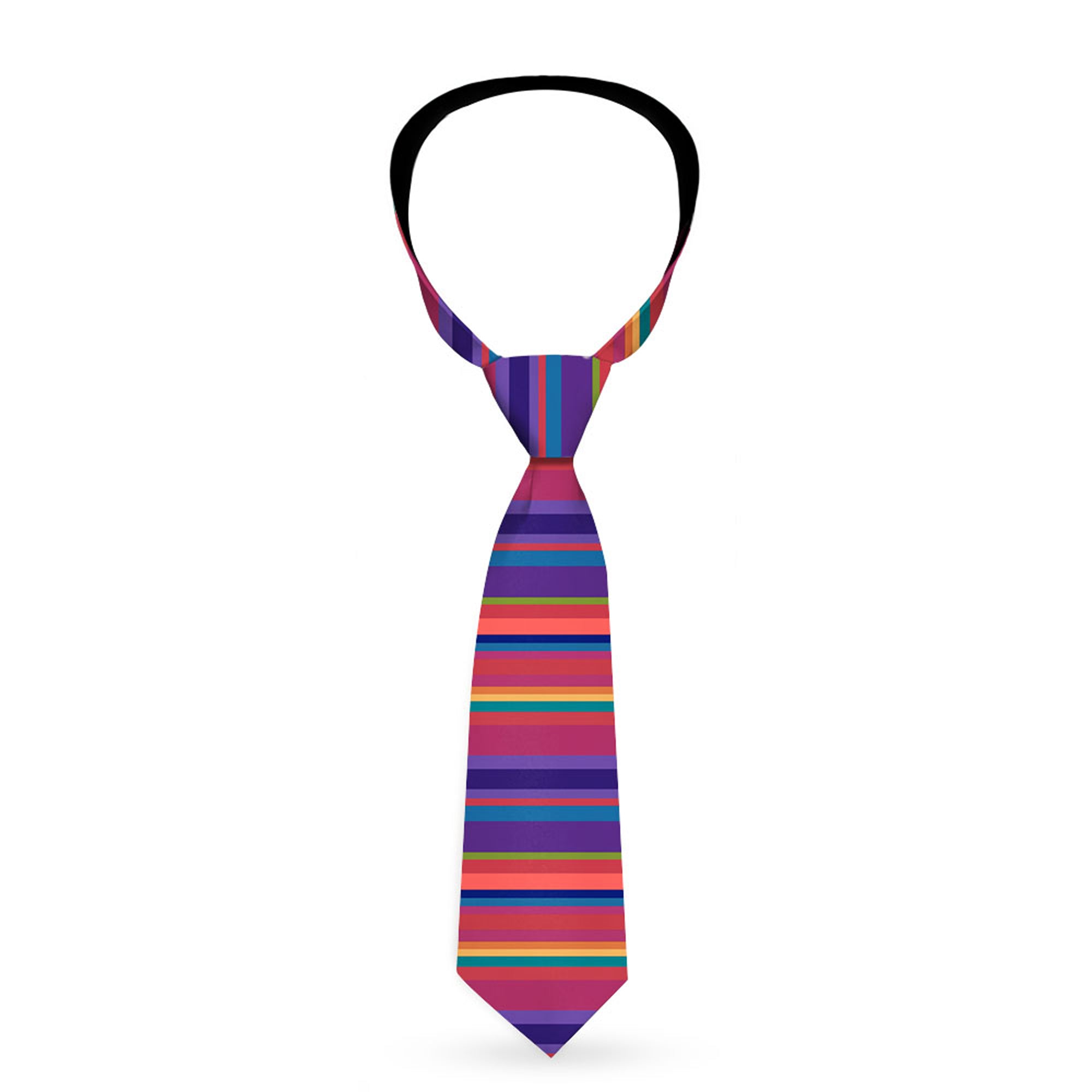 Necktie Standard - Lines Reds/Purples Neckties Buckle-Down