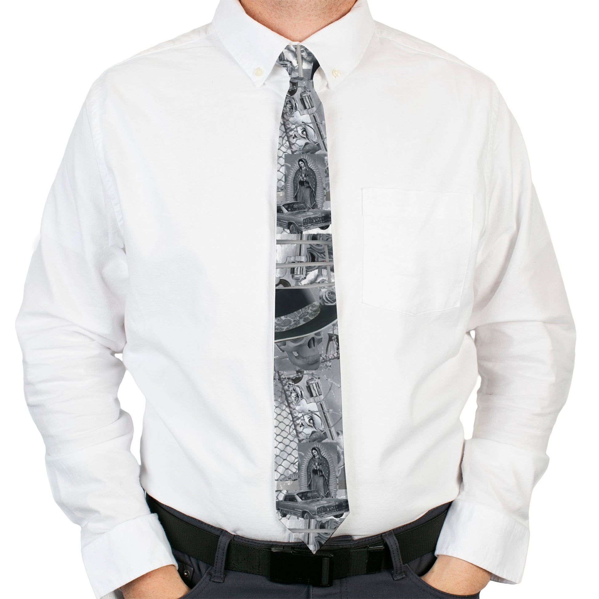 Buckle-Down Necktie - Mi Vida Loca Neckties Buckle-Down