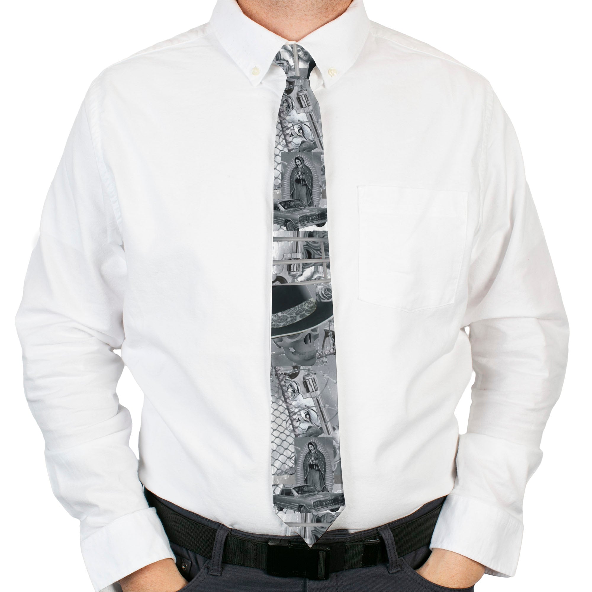 Buckle-Down Necktie - Mi Vida Loca Neckties Buckle-Down
