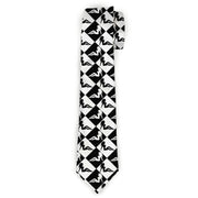 Buckle-Down Necktie - Mud Flap Girl Diamonds Black/White Neckties Buckle-Down