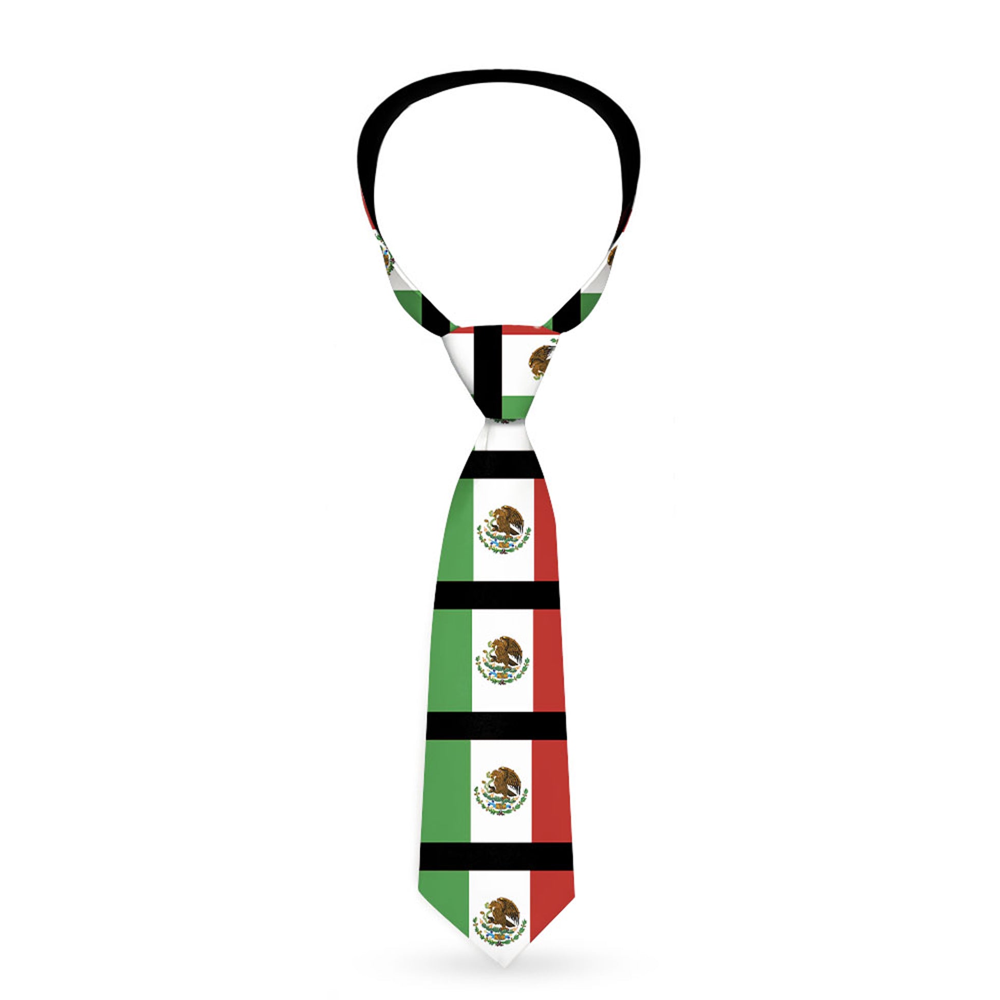 Buckle-Down Necktie - Mexico Flags Neckties Buckle-Down