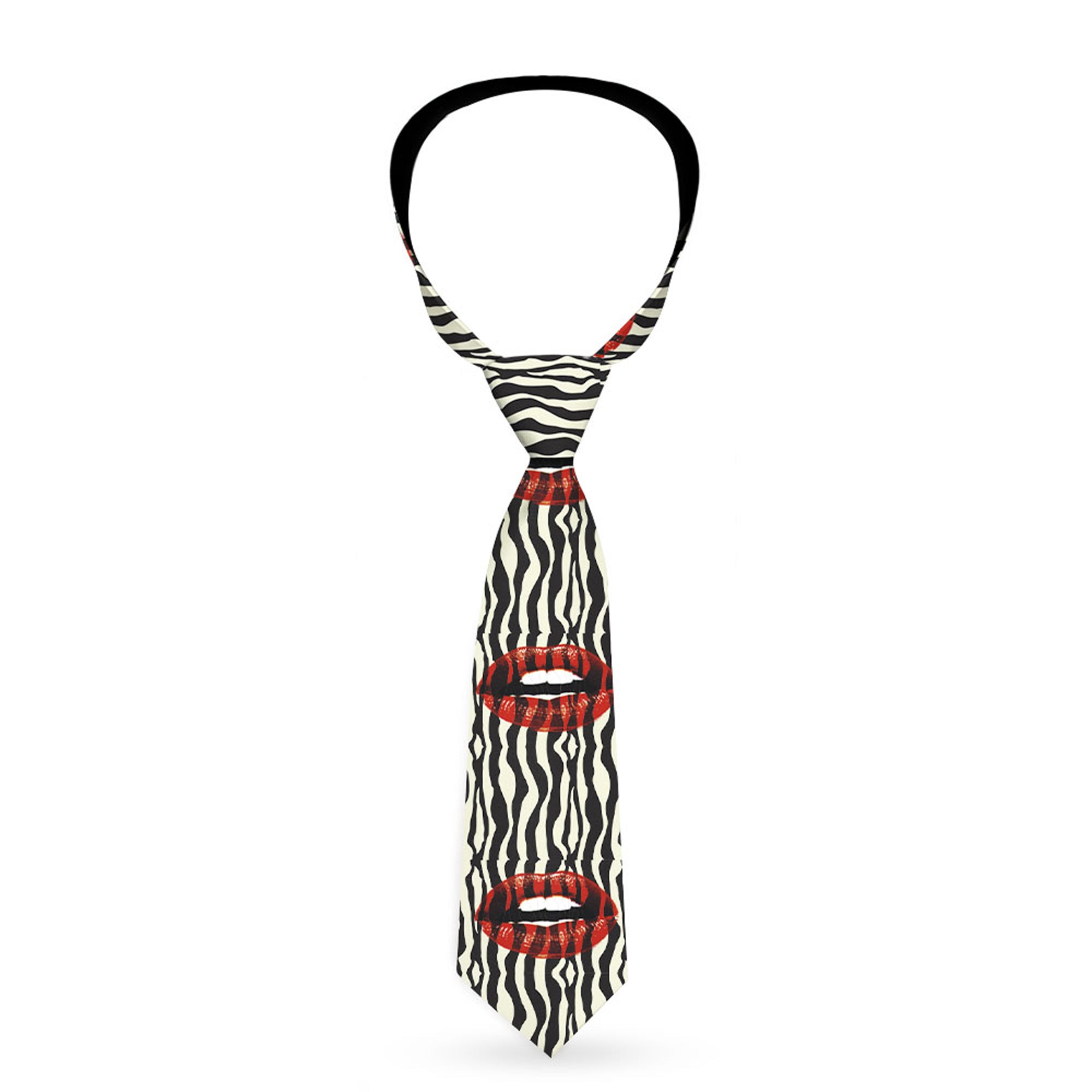 Buckle-Down Necktie - Mouth Zebra Neckties Buckle-Down