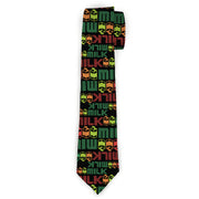 Buckle-Down Necktie - MILK/Cartoons Black/Multi Color Neckties Buckle-Down
