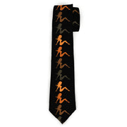Buckle-Down Necktie - Mud Flap Girl Repeat Black/Orange Fade Neckties Buckle-Down