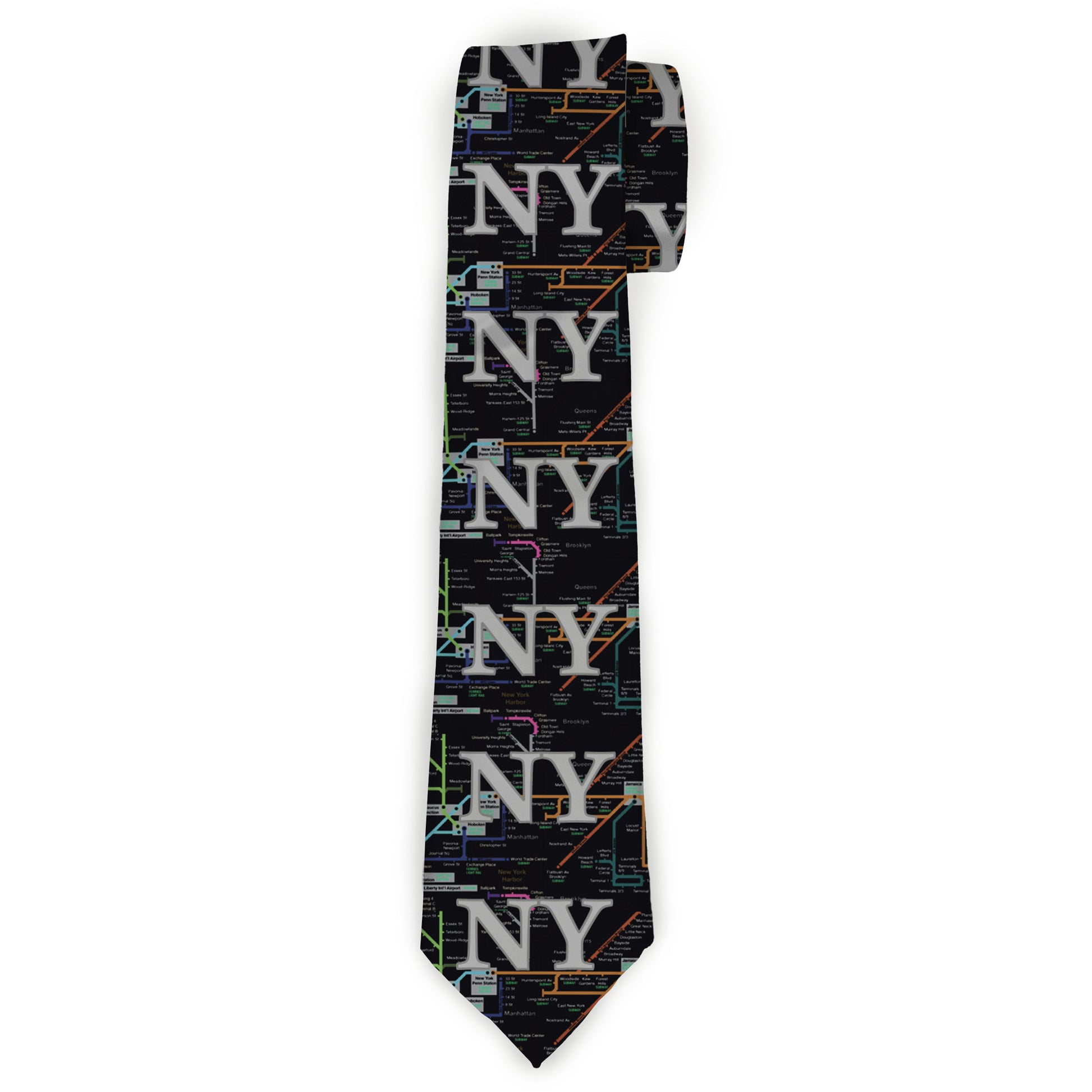Buckle-Down Necktie - New York Subway Neckties Buckle-Down