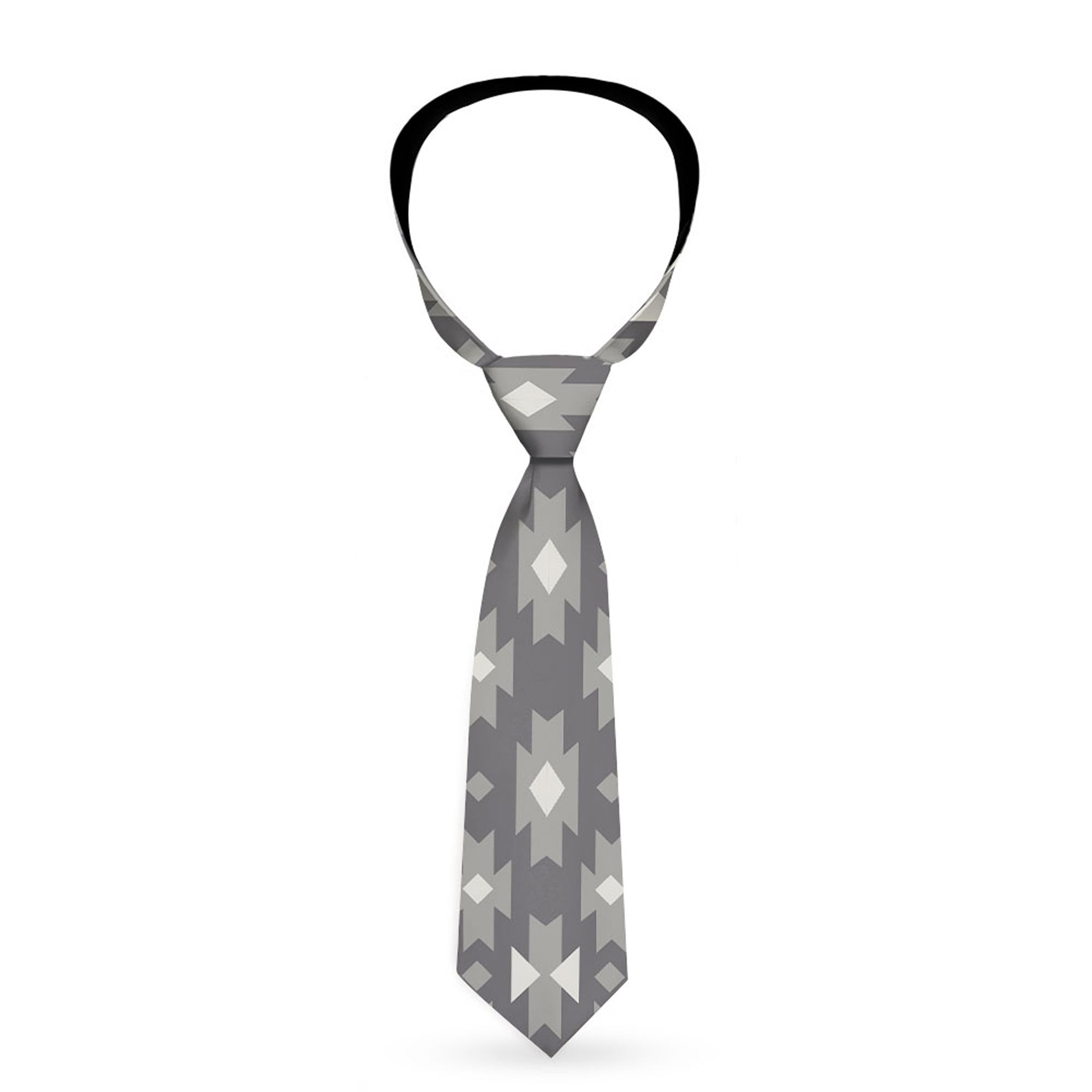 Buckle-Down Necktie - Navajo Grays Neckties Buckle-Down