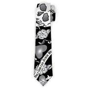 Buckle-Down Necktie - Only God Can Judge Me Black/White Neckties Buckle-Down