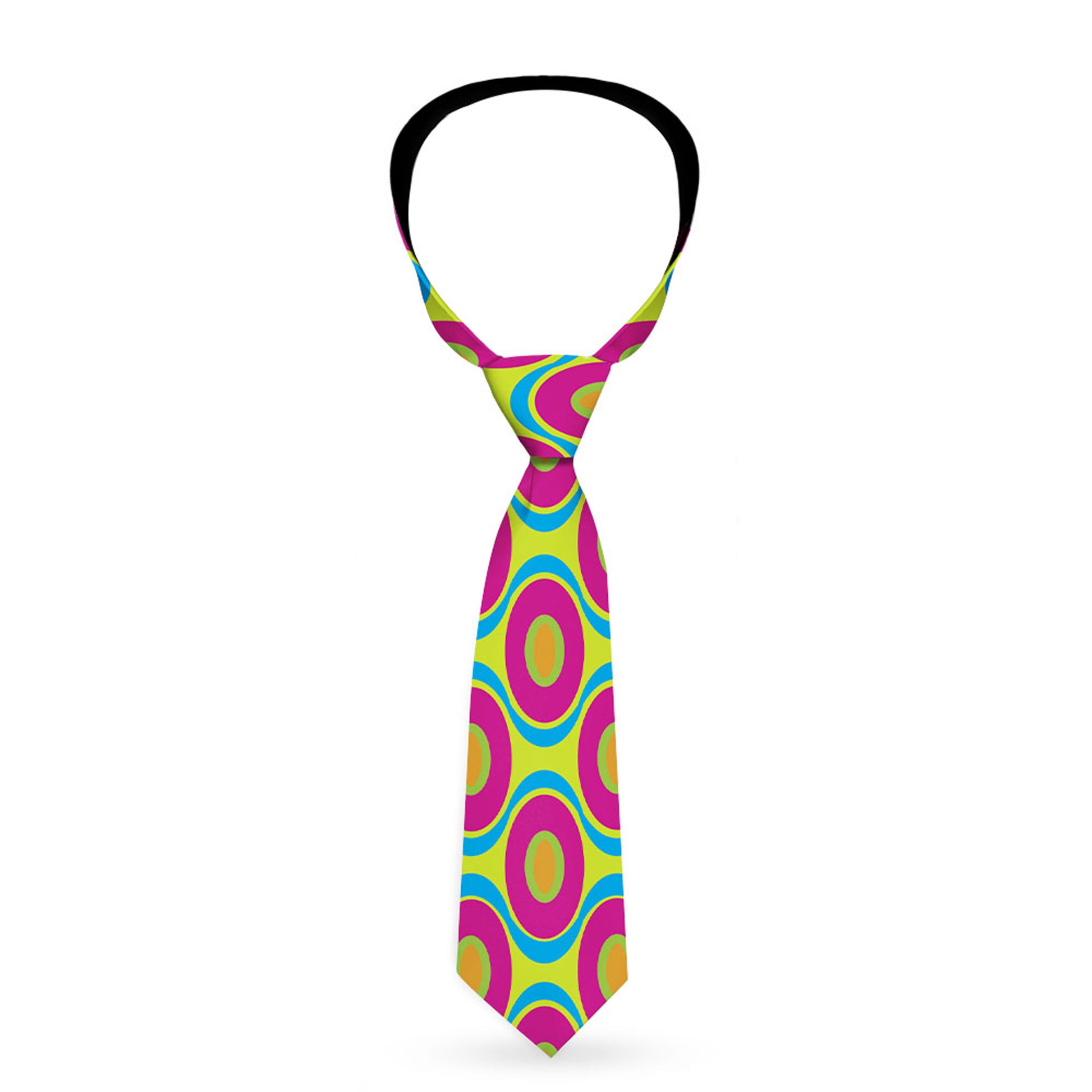 Buckle-Down Necktie - Ogee Lime/Blue/Fuchsia/Orange Neckties Buckle-Down