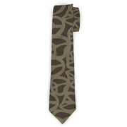 Buckle-Down Necktie - Peace Brown/Olive Neckties Buckle-Down