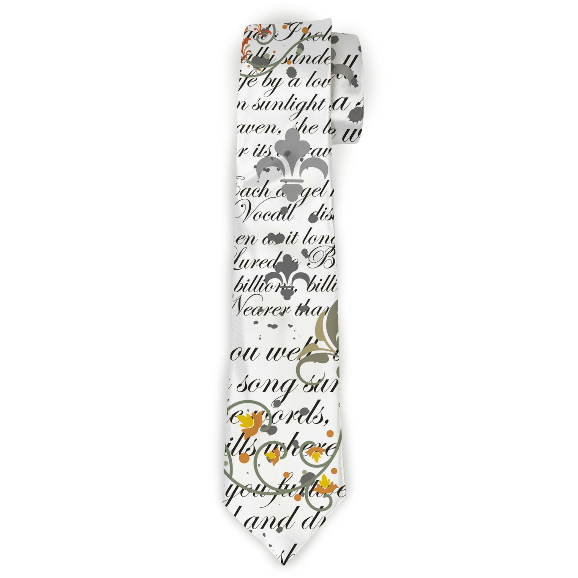 Buckle-Down Necktie - Poems Neckties Buckle-Down