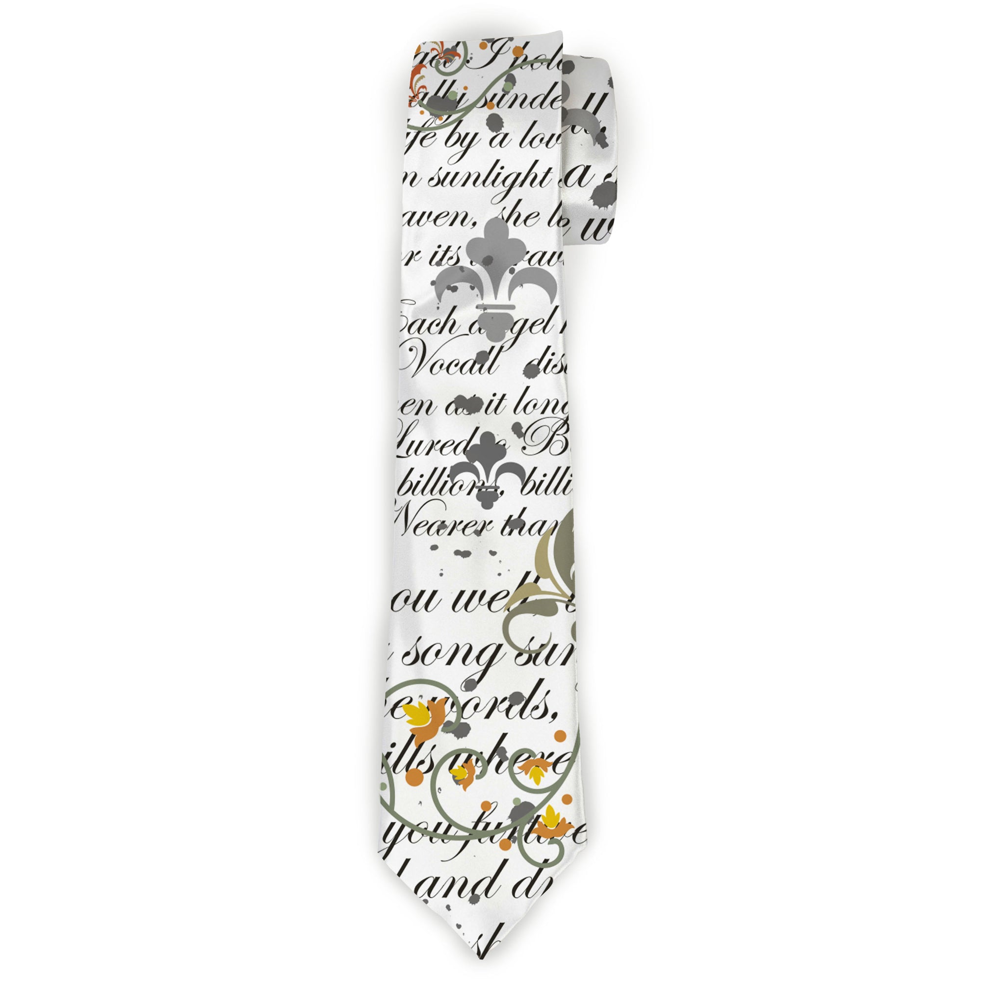 Buckle-Down Necktie - Poems Neckties Buckle-Down