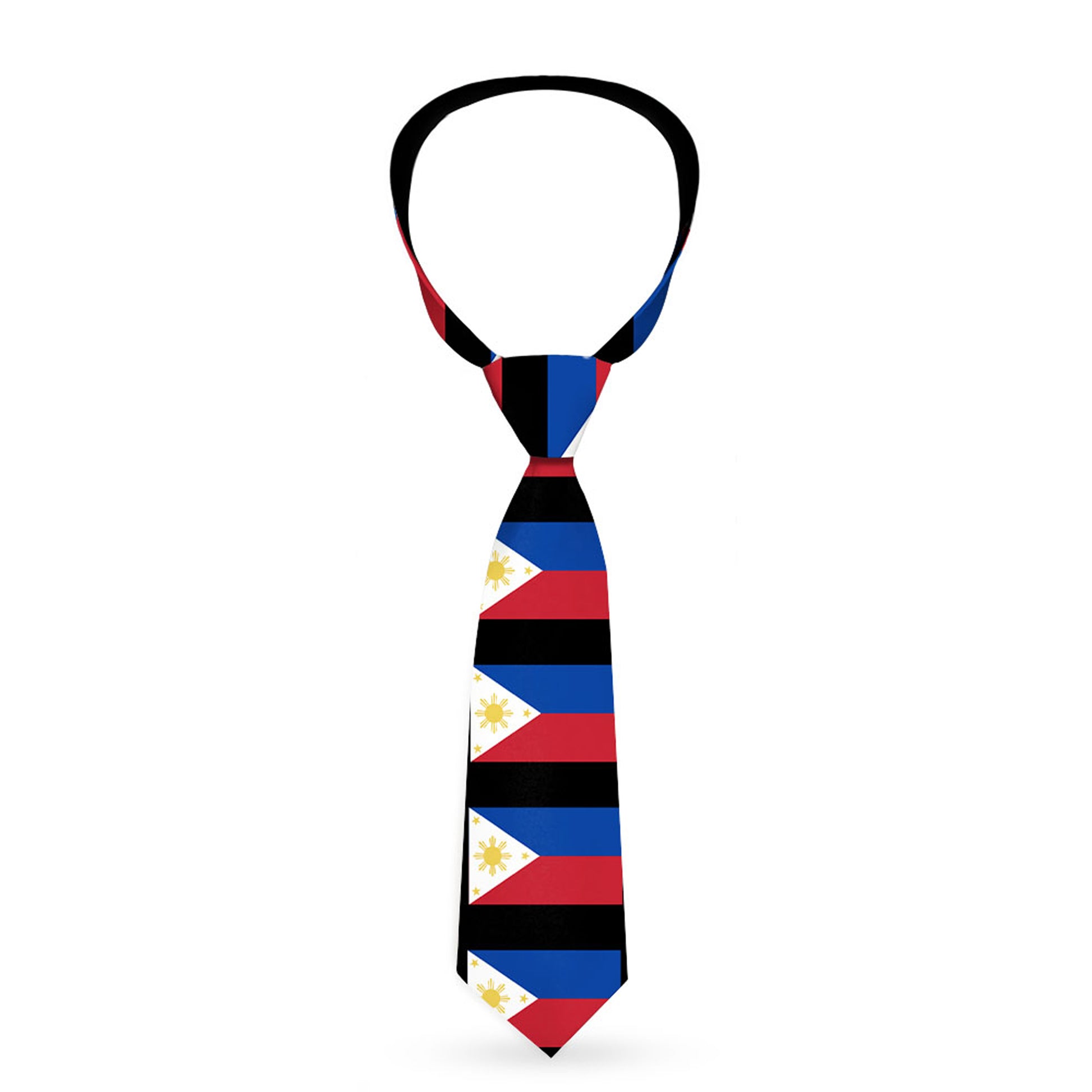 Buckle-Down Necktie - Philippines Flags Neckties Buckle-Down