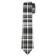 Necktie Standard - Plaid Black/White Neckties Buckle-Down