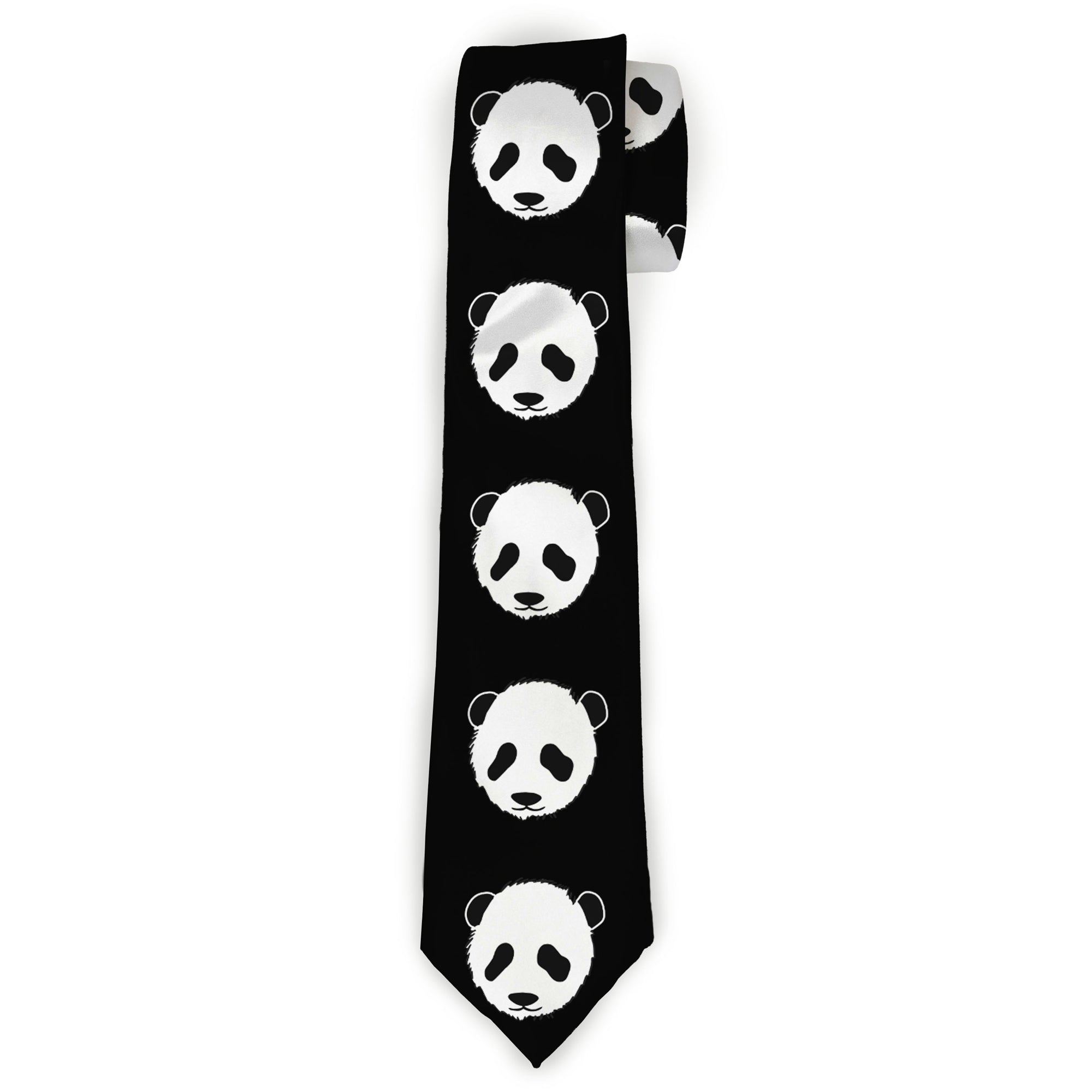 Buckle-Down Necktie - Panda Bear Repeat Neckties Buckle-Down