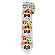 Buckle-Down Necktie - Panda w/Tiger Hat Neckties Buckle-Down