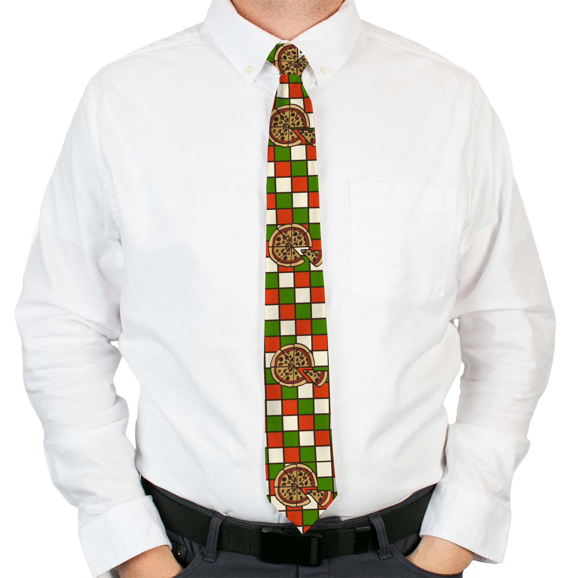 Buckle-Down Necktie - Pizza Pies Neckties Buckle-Down