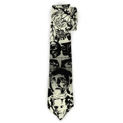 Buckle-Down Necktie - Retro Monster Aqua/Black Neckties Buckle-Down