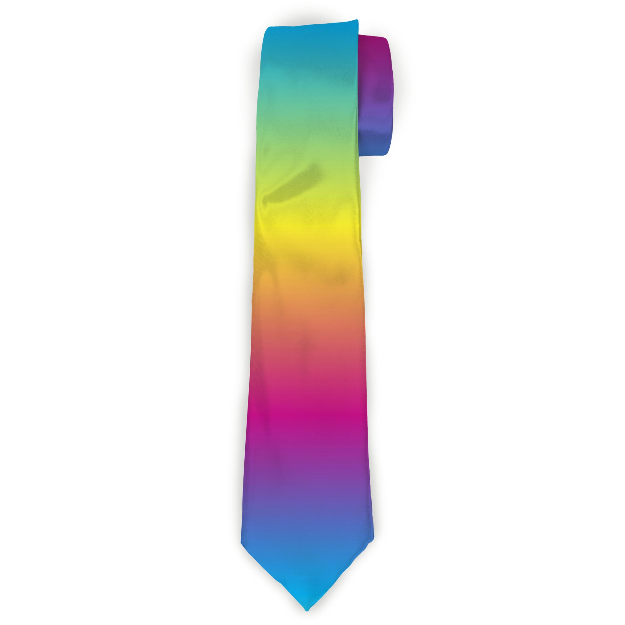 Buckle-Down Necktie - Rainbow Ombre Neckties Buckle-Down