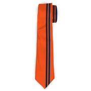 Buckle-Down Necktie - Racing Stripe Orange/Navy Neckties Buckle-Down
