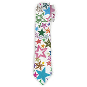 Buckle-Down Necktie - Stargazer White/Multi Color Neckties Buckle-Down