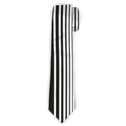 Buckle-Down Necktie - Stripe Transition Black/White Neckties Buckle-Down