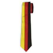 Buckle-Down Necktie - Stripes Black/Red/Yellow Neckties Buckle-Down
