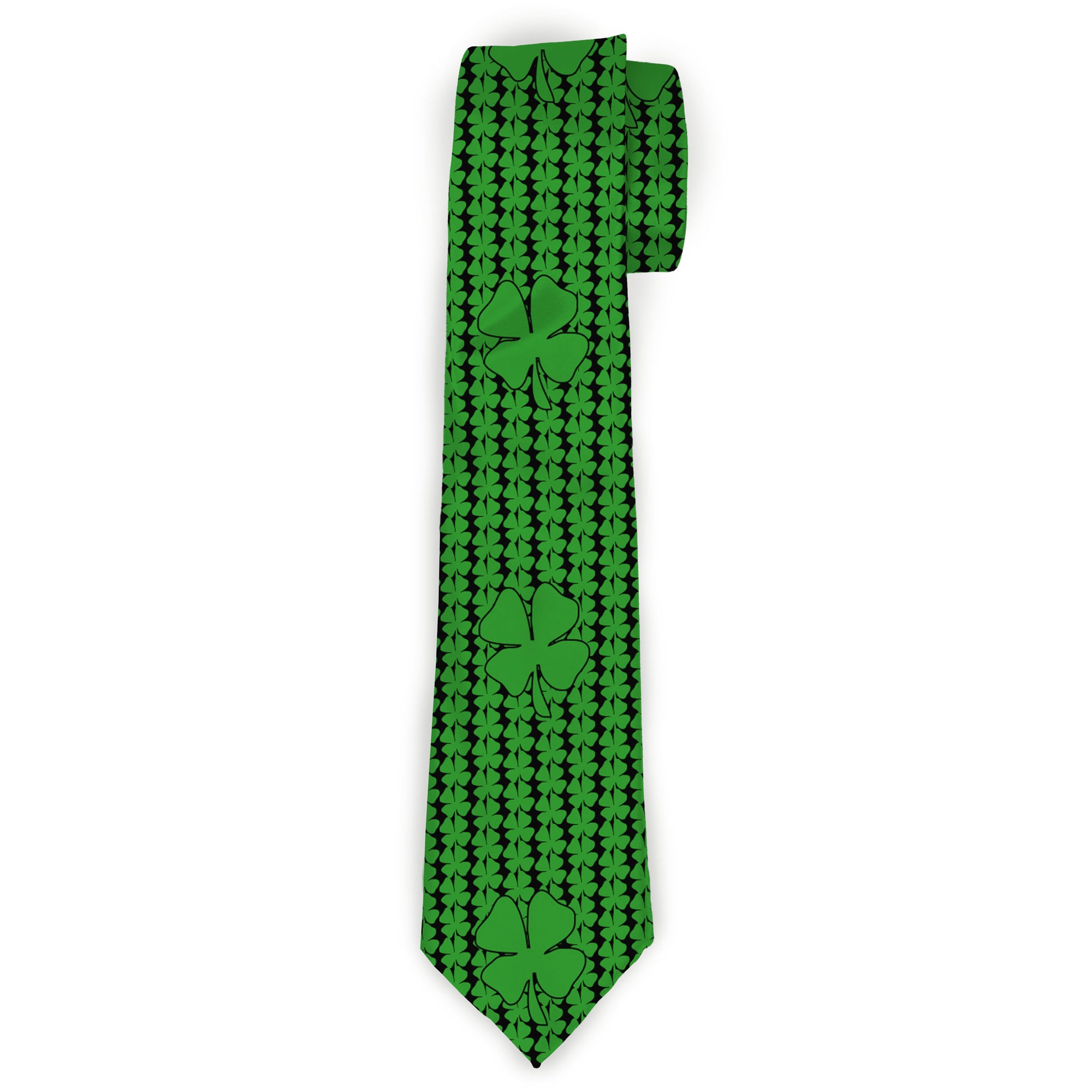 Buckle-Down Necktie - St. Pat's Clovers/Green Neckties Buckle-Down