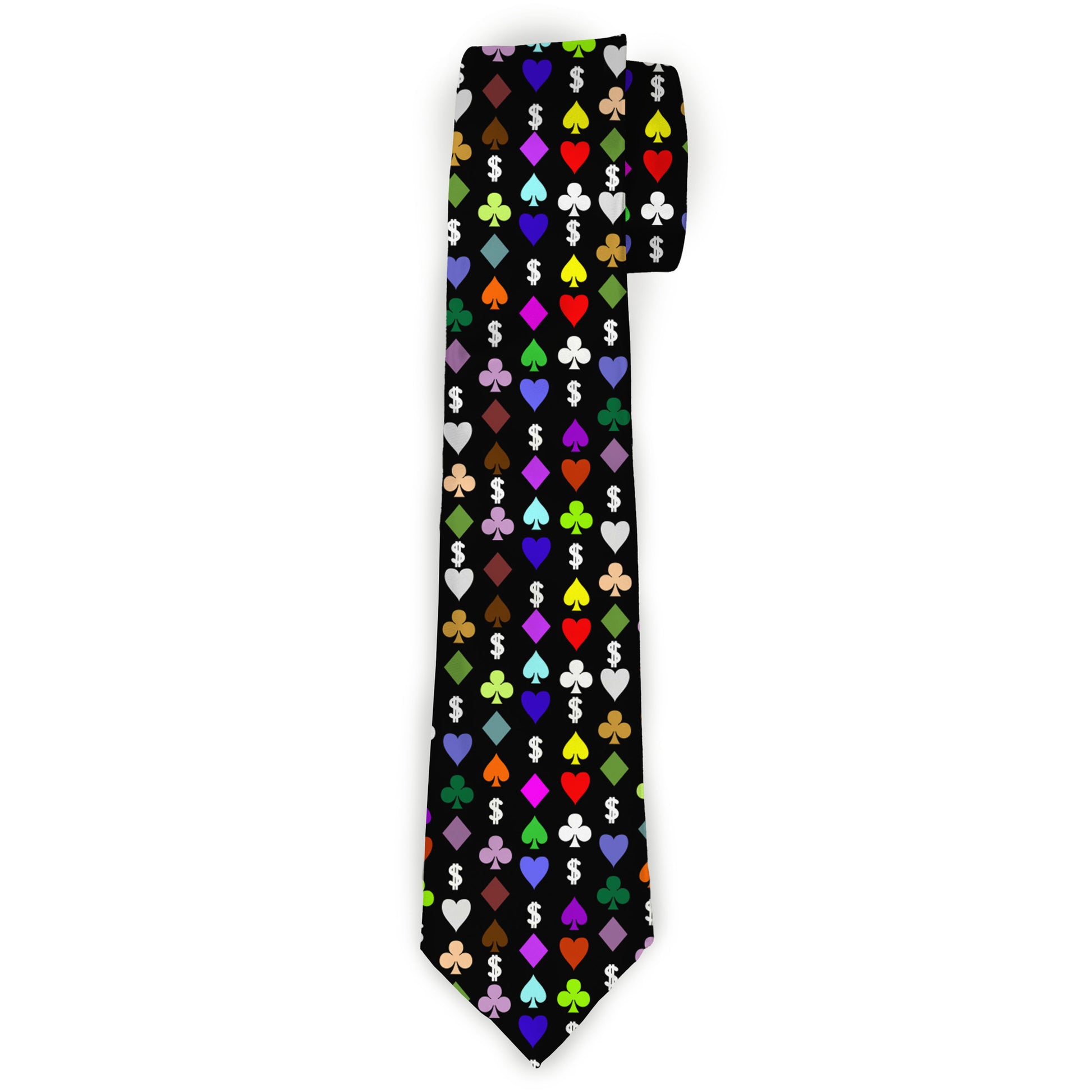 Buckle-Down Necktie - Suits $$$ Black/Multi Color Neckties Buckle-Down