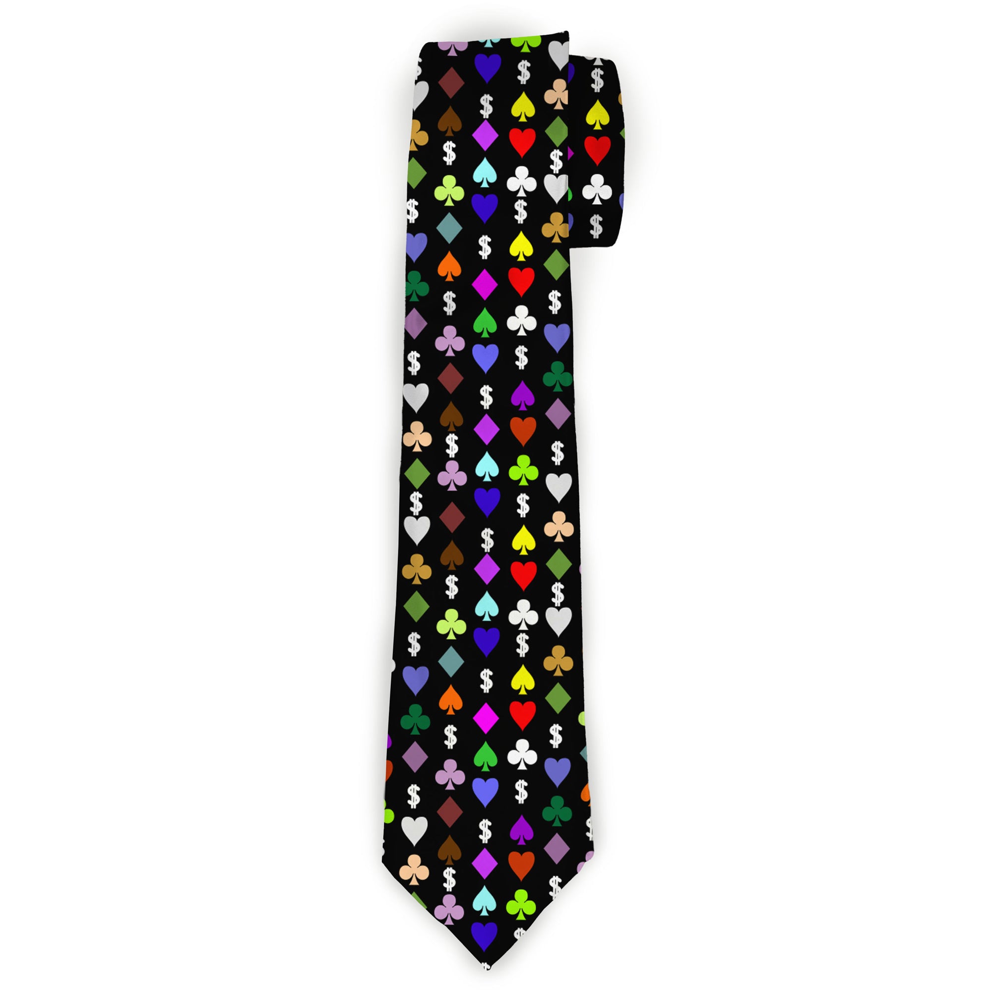 Buckle-Down Necktie - Suits $$$ Black/Multi Color Neckties Buckle-Down