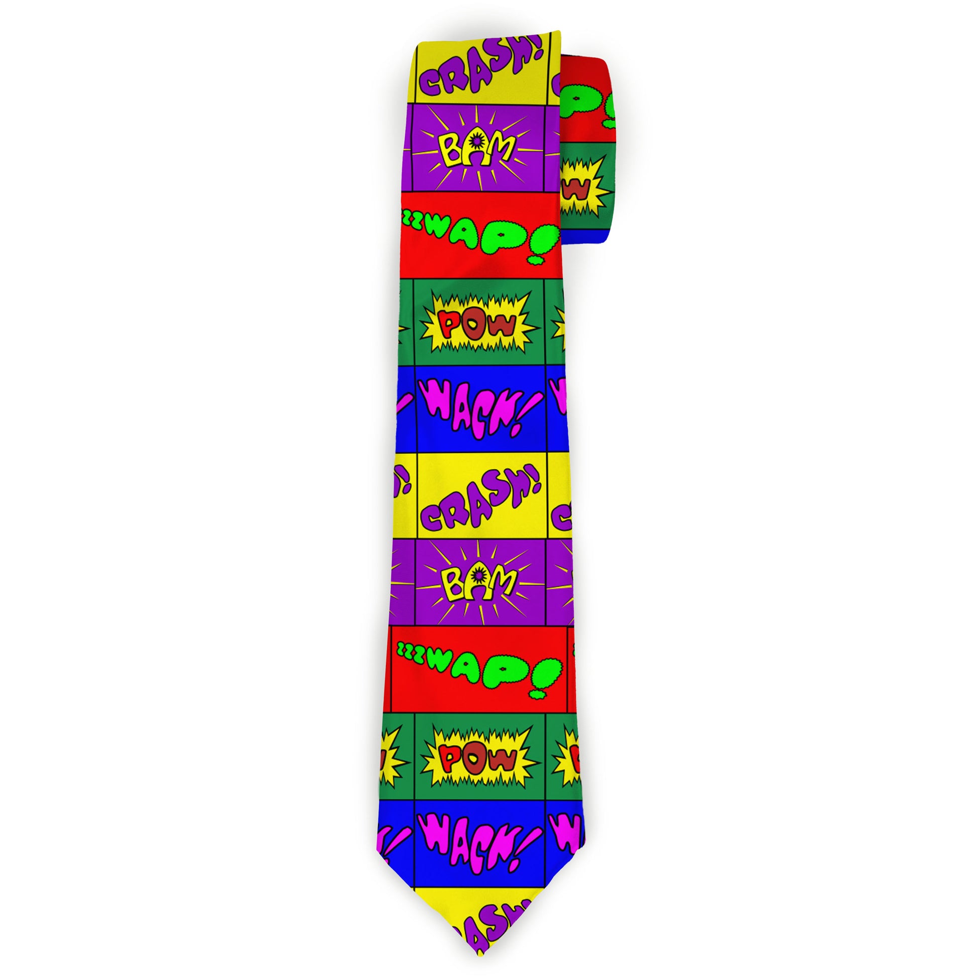 Buckle-Down Necktie - Sound Effect Blocks Multi Color Neckties Buckle-Down