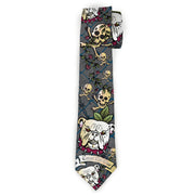 Buckle-Down Necktie - Trust No One Gray Neckties Buckle-Down