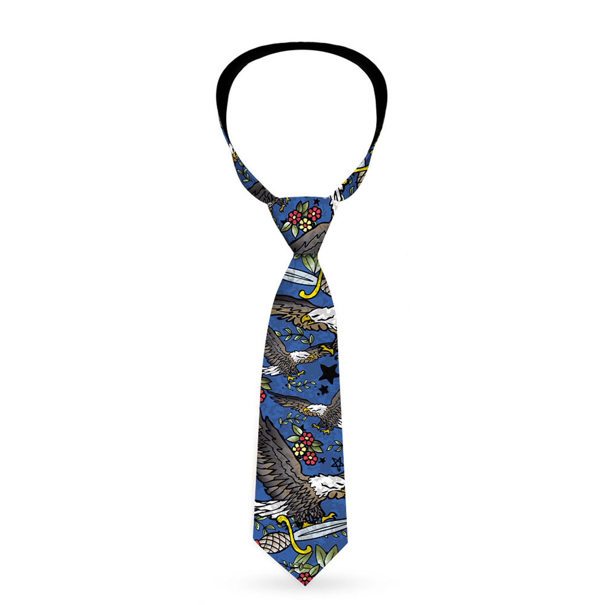 Buckle-Down Necktie - Truth and Justice C/U Blue Neckties Buckle-Down