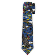 Buckle-Down Necktie - Truth and Justice C/U Blue Neckties Buckle-Down