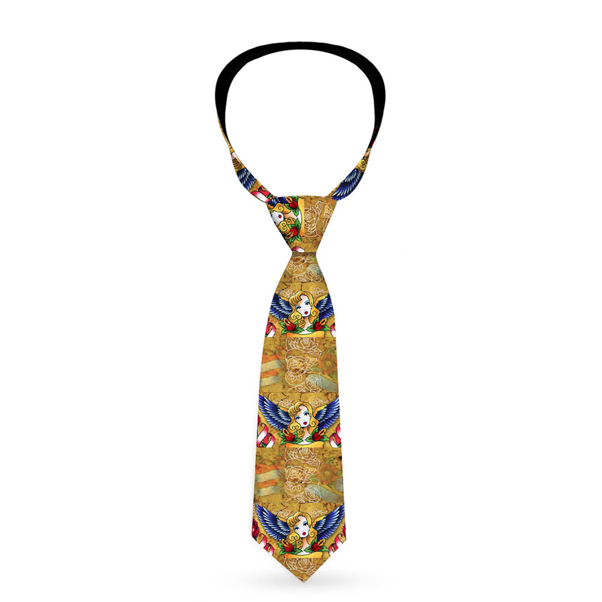 Buckle-Down Necktie - TJ-Blonde Neckties Tattoo Johnny